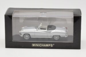 Borgward Isabella Kabriolet Srebrn Minichamps 1:43 400096030 Kovina – slika 4 od 4