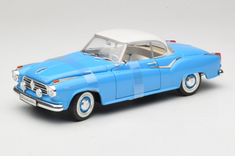 Borgward Isabella Coupe Modra Revell 1:18 08859-P1 Kovina