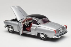 Borgward Isabella Coupe Siv & Črn Revell 1:18 8989 Kovina – slika 7 od 8