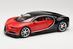 Bugatti Chiron Črn & Rdeč Bburago 1:18 18-11040 Kovina