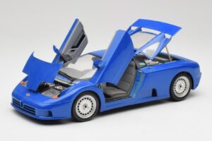Bugatti EB110 Temno Modra Bburago 1:18 3035-DB Kovina – slika 2 od 8