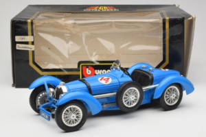 Bugatti Type 51 Grand Prix #14 Moder Bburago 1:18 3012-M1 Kovina – slika 6 od 6