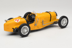 Bugatti Type 59 #14 Grand Prix Oranžen Bburago 1:18 3012 Kovina – slika 2 od 6