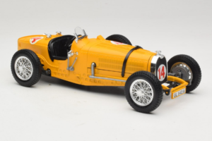 Bugatti Type 59 #14 Grand Prix Oranžen Bburago 1:18 3012 Kovina – slika 4 od 6
