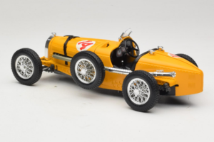 Bugatti Type 59 #14 Grand Prix Oranžen Bburago 1:18 3012 Kovina – slika 5 od 6