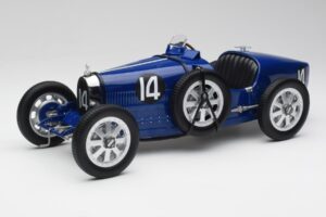 Bugatti Type 35 #14 Dark Blue Norev 1:12 125703 Kovina