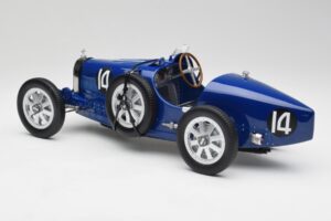 Bugatti Type 35 #14 Dark Blue Norev 1:12 125703 Kovina – slika 5 od 6