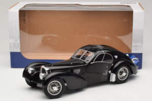 Bugatti Type 57 SC Atlantic Črna Solido 1:18 S1802101 Kovina – slika 6 od 6