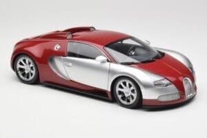 Bugatti Veyron Edition Centenaire Chrome Red Minichamps 1:18 100110851-O Kovina – slika 6 od 8