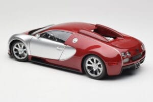 Bugatti Veyron Edition Centenaire Chrome Red Minichamps 1:18 100110851-O Kovina – slika 7 od 8