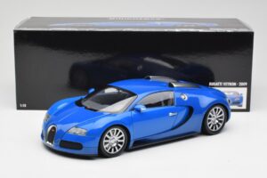 Bugatti Veyron Svetlo Modra Temno Modra Minichamps 1:18 100110821 Kovina – slika 8 od 8