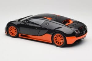 Bugatti Veyron Super Sport World Record Edition Carbon & Orange Minichamps 1:18 100110840 Kovina – slika 7 od 8