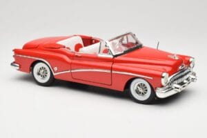 Buick Skylark Kabriolet Rdeč Motormax 1:18 73129 Kovina – slika 6 od 8
