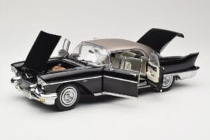 Cadillac Brougham Črn Sun Star 1:18 4001 Kovina – slika 2 od 8