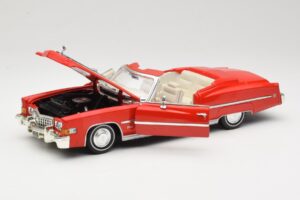 Cadillac Eldorado Kabriolet Rdeča Anson 1:18 30387 Kovina – slika 2 od 8