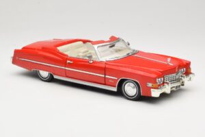 Cadillac Eldorado Kabriolet Rdeča Anson 1:18 30387 Kovina – slika 6 od 8
