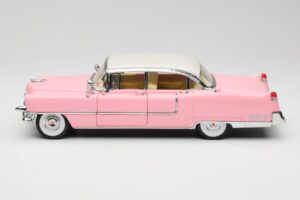 Cadillac Fleetwood Elvis Presley Roza MRC 1:18 LIC1000 Kovina – slika 4 od 8
