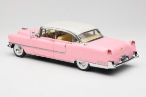 Cadillac Fleetwood Elvis Presley Roza MRC 1:18 LIC1000 Kovina – slika 7 od 8