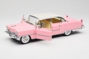 Cadillac Fleetwood Elvis Presley Roza MRC 1:18 LIC1000 Kovina – slika 2 od 8