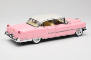 Cadillac Fleetwood Elvis Presley Roza MRC 1:18 LIC1000 Kovina – slika 3 od 8