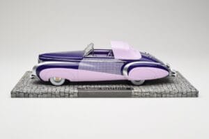 Cadillac Series 62 Kabriolet Roza Minichamps 1:18 107148460 Kovina