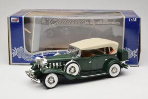 Cadillac Sport Phaeton Zelena Anson 1:18 30383 Kovina – slika 9 od 9