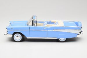 Chevrolet Bel Air Kabriolet Modra Road Signature 1:18 55/1/0863 Kovina – slika 4 od 8