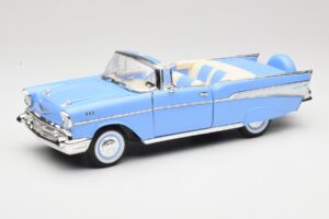 Chevrolet Bel Air Kabriolet Modra Road Signature 1:18 55/1/0863 Kovina