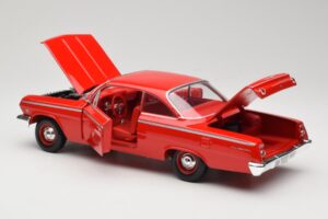 Chevrolet Bel Air Rdeč Maisto 1:18 31641 Kovina – slika 5 od 8