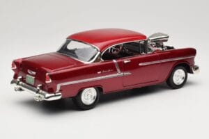 Chevrolet Bel Air Rdeč Motormax 1:18 73100TC-M1 Kovina – slika 3 od 8