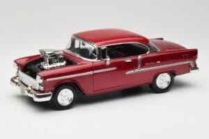 Chevrolet Bel Air Rdeč Motormax 1:18 73100TC-M1 Kovina