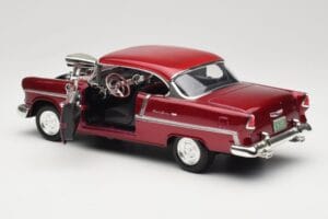 Chevrolet Bel Air Rdeč Motormax 1:18 73100TC-M1 Kovina – slika 5 od 8