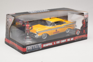 Chevrolet Bel Air Taxi Deadpool Metals Diecast 1:24 30290 Kovina – slika 2 od 3