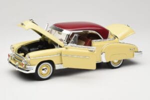 Chevrolet Bel Air Rumen & Rdeč Motormax 1:18 73111 Kovina – slika 2 od 8