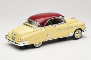 Chevrolet Bel Air Rumen & Rdeč Motormax 1:18 73111 Kovina – slika 3 od 8