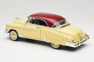 Chevrolet Bel Air Rumen & Rdeč Motormax 1:18 73111 Kovina – slika 7 od 8