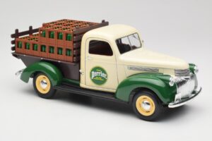 Chevrolet Brasseur Perrier Delivery Van Zelen Solido 1:18 203243 Kovina – slika 6 od 8