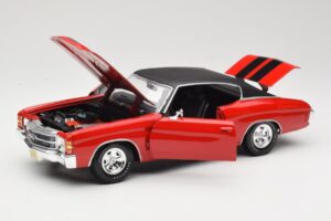 Chevrolet Chevelle SS 454 Rdeč Maisto 1:18 531892 Kovina – slika 2 od 8