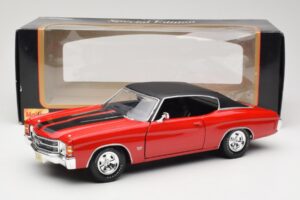 Chevrolet Chevelle SS 454 Rdeč Maisto 1:18 531892 Kovina – slika 8 od 8