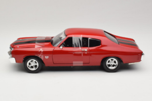 Chevrolet Chevelle SS Fast & Furious Rdeč Johnny Lightning 1:18 39578 Kovina – slika 3 od 6