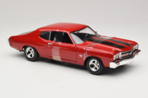 Chevrolet Chevelle SS Fast & Furious Rdeč Johnny Lightning 1:18 39578 Kovina – slika 4 od 6