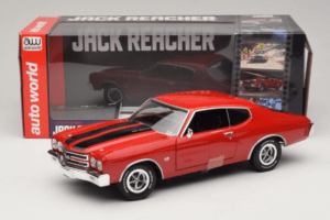 Chevrolet Chevelle SS Rdeč Jack Reacher Auto World 1:18 AWSS109/06 Kovina – slika 8 od 8