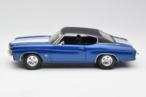 Chevrolet Chevelle SS 454 Modra Maisto 1:18 531886 Kovina – slika 4 od 8