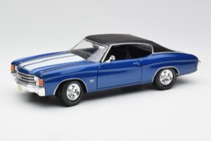 Chevrolet Chevelle SS 454 Modra Maisto 1:18 531886 Kovina