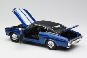 Chevrolet Chevelle SS 454 Modra Maisto 1:18 531886 Kovina – slika 5 od 8