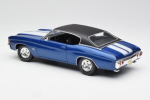 Chevrolet Chevelle SS 454 Modra Maisto 1:18 531886 Kovina – slika 7 od 8