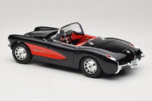 Chevrolet Corvette C1 Črn & Rdeč Bburago 1:18 3034-M1 Kovina – slika 7 od 8