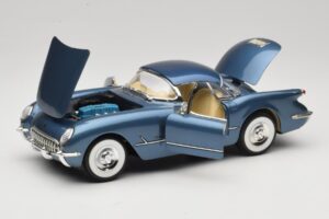 Chevrolet Corvette C1 Modra Mira 1:18 6105 Kovina – slika 2 od 8