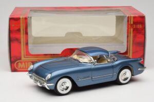 Chevrolet Corvette C1 Modra Mira 1:18 6105 Kovina – slika 8 od 8