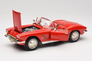 Chevrolet Corvette C1 Rdeča ERTL 1:18 7835 Kovina – slika 2 od 8